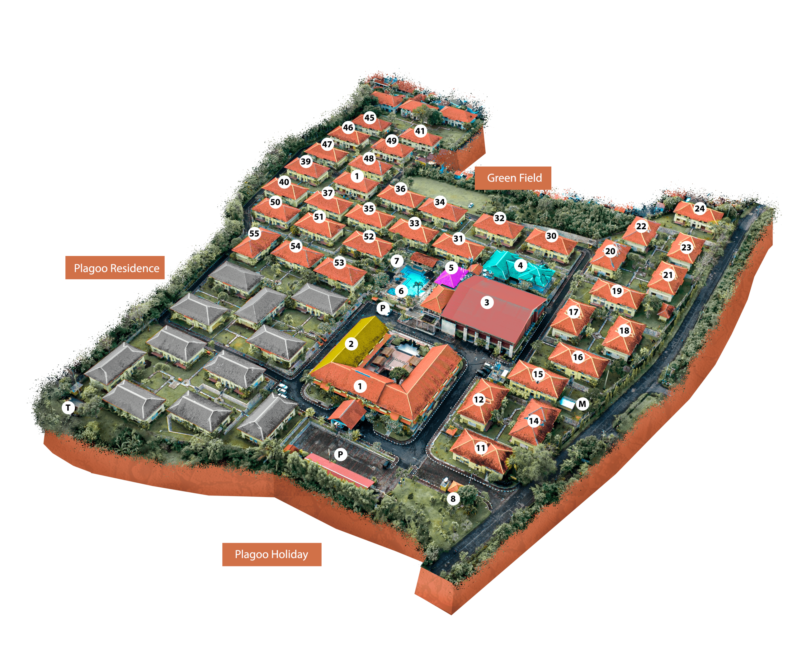 map plagoo holiday hotel
